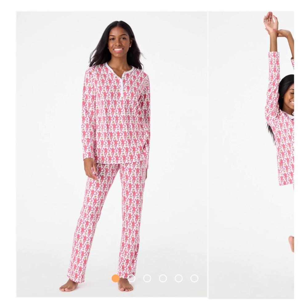 Roller Rabbit Monkey Pajamas - Picture 2 of 5